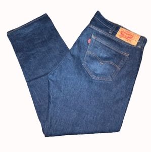 Levi's jeans men's size 40x32 dark blue worn once